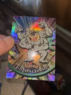 topps Pokemon TV Animation Edition Series 1 Rainbow Holo Foil #68 Machamp #tr - Image 3