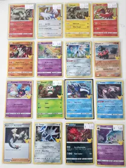Large Pokemon Celebrations TCG Lot of 16x 25th Anniversary Stater Set Fast Ship - Image 1