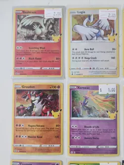 Large Pokemon Celebrations TCG Lot of 16x 25th Anniversary Stater Set Fast Ship - Image 4