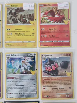 Large Pokemon Celebrations TCG Lot of 16x 25th Anniversary Stater Set Fast Ship - Image 5