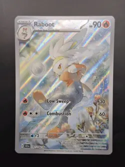 Raboot 147/142 Pokemon TCG S&V Stellar Crown Illustration Rare English - Image 1