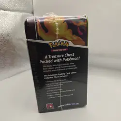 Pokemon TCG Fall 2020 Charizard Collectors Treasure Chest Lunch Box Tin Sealed - Image 2