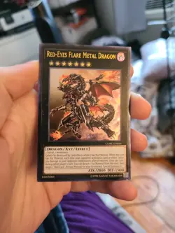 Yugioh Red-Eyes Flare Metal Dragon CORE-EN054 Ultimate Rare - Image 1