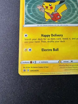 Special Delivery Pikachu SWSH074 SWSH: Sword & Shield Promo Cards Holo - Image 4
