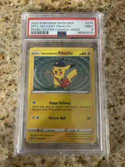 Special Delivery Pikachu SWSH074 SWSH: Sword & Shield Promo Cards Holo - Image 1