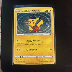 Special Delivery Pikachu SWSH074 SWSH: Sword & Shield Promo Cards Holo - Image 1