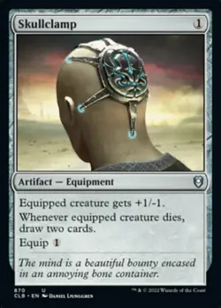 [1x] Skullclamp Near Mint, English Commander Legends: Battle For Baldur's Gate M - Image 1