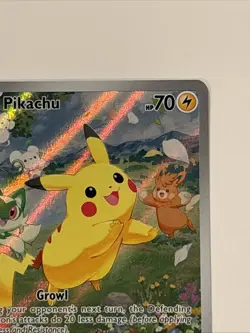 Pokemon Pikachu TCG SVP088 Black Star Promos Full Art Holo Card - Image 3