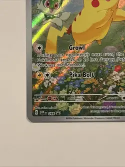 Pokemon Pikachu TCG SVP088 Black Star Promos Full Art Holo Card - Image 5