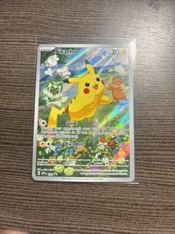 Pokemon Pikachu TCG SVP088 Black Star Promos Full Art Holo Card - Image 1