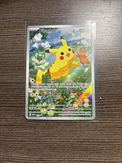 Pokemon Pikachu TCG SVP088 Black Star Promos Full Art Holo Card Nm - Image 1