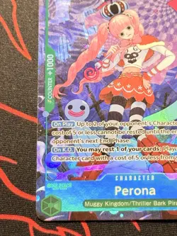 One Piece OP14-033 Perona SR Alt Art OP14 The Azure Sea's Seven English NM - Image 5