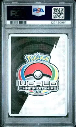 2011 POKEMON WORLD CHAMPIONSHIPS PROMO THE TRUTH SUICUNE & ENTEI LEGEND PSA 4 - Image 2