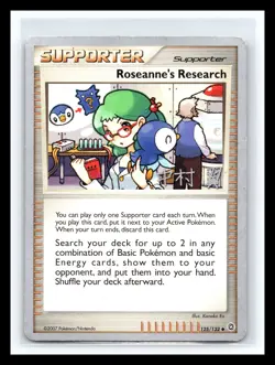 💥 Roseanne's Research - 125/132 - 2009 World Championship - Pokemon MP - Image 1