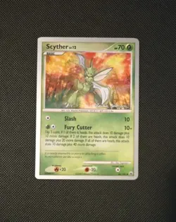 2008 Pokemon TCG Scyther 2008 World Championships LV.12 - #46/100 Rare - NM - Image 1