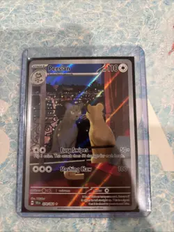 Pokemon Persian Illustration Card 078/064 Shrouded Fable Rare NM Condition - Image 1