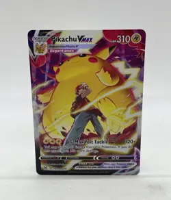 Pokemon TCG SWSH Lost Origin Trainer Gallery Pikachu VMAX #TG17/TG30 Ultra Rare - Image 1