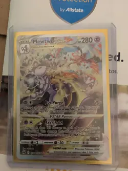 Pokemon TCG Mewtwo VSTAR GG44/GG70 Crown Zenith Galarian Gallery Holo Mint - Image 1