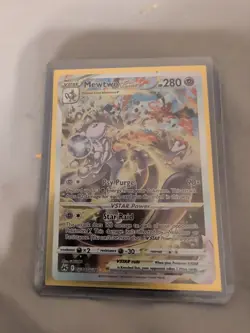 Pokemon TCG Mewtwo VSTAR GG44/GG70 Crown Zenith Galarian Gallery Holo Mint - Image 3