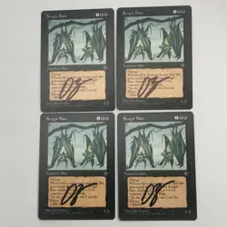 Sengir Bats x4 SIGNED by Dan Frazier Homelands MTG - Image 1