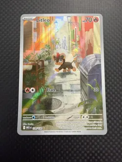 Pokemon TCG Mega Evolution: Litleo (Illustration Rare) English 139/132 - NM - Image 1