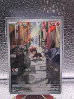 Litleo IR ILLUSTRATION RARE 139/132 Mega Evolution English Pokemon TCG - Image 1