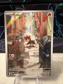 Litleo IR Illustration Rare 139/132 Mega Evolution English Pokemon TCG - Image 1