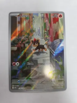 Litleo IR Illustration Rare 139/132 Mega Evolution English Pokemon TCG NM - Image 1
