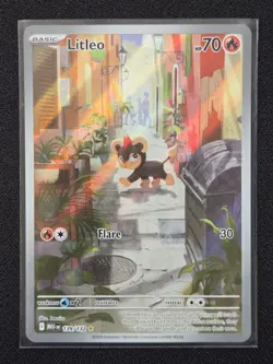 Pokemon TCG Mega Evolution: Litleo (Illustration Rare) English 139/132 (NM) - Image 4