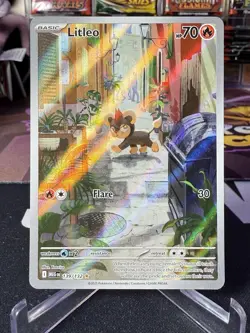 Litleo IR ILLUSTRATION RARE 139/132 Mega Evolution English Pokemon TCG - Image 1