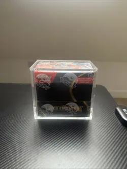 Pokemon TCG Mega Evolution Enhanced Booster Box Sealed - With Acrylic Case - Image 1