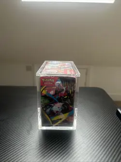 Pokemon TCG Mega Evolution Enhanced Booster Box Sealed - With Acrylic Case - Image 4