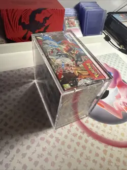 Pokemon TCG Mega Evolution Enhanced Booster Box New & Sealed with Acrylic Case - Image 5