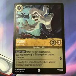 Disney Lorcana TCG Whispers in the Well TCG Gurgi Apple Lover 10/204 FOIL - Image 1