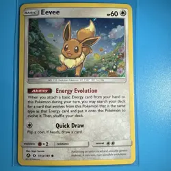 2018 Pokemon Eevee Alternate Art Promos 101a/149 Swirl Cosmos Holo - Image 1
