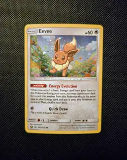 2018 Pokemon Sun & Moon - Eevee 101A/149 Alt Art Promo Holo Rare -NM w/ Swirl - Image 1