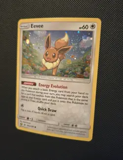 2018 Pokemon Sun & Moon - Eevee 101A/149 Alt Art Promo Holo Rare -NM w/ Swirl - Image 3
