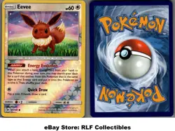 2017 Pokemon, Sun & Moon Base, #101/149 Eevee, Reverse Holo Common - Image 1