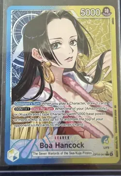 One Piece CCG TCG Boa Hancock Alt Art Leader OP-14 English - Image 1