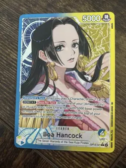 One Piece CCG TCG Boa Hancock Alt Art Leader OP-14 English - Image 1