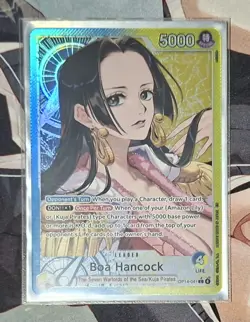 One Piece CCG TCG Boa Hancock Alt Art Leader OP-14 English - Image 1