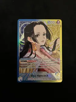 One Piece CCG TCG Boa Hancock Alt Art Leader OP-14 English - Image 1