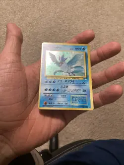 Articuno NO. 144 Holo Rare Fossil Pokemon Japanese LP - Image 3