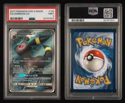 PSA 9 2017 SUN & MOON UMBREON GX FULL ART HOLO #142/149 POKEMON - Image 3
