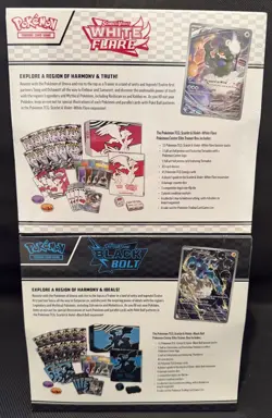 Pokemon Black Bolt & White Flare Pokemon Center ETB Elite Trainer Box Sealed - Image 2