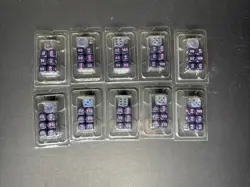 Lot Of 10 Pokemon TCG Paldean Fates ETB Damage Counter Dice Set - Image 1