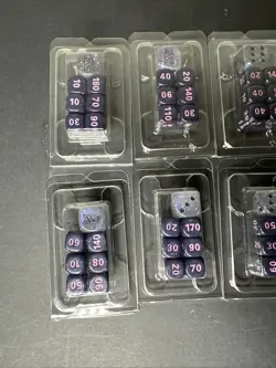 Lot Of 10 Pokemon TCG Paldean Fates ETB Damage Counter Dice Set - Image 3