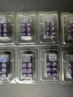 Lot Of 10 Pokemon TCG Paldean Fates ETB Damage Counter Dice Set - Image 4