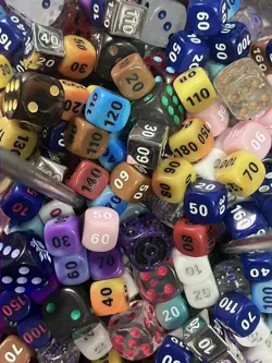 Lot Set Of 6 Random Damage Counters Pokemon, 10-180 + 1 Dice Tcg Card Game Etb - Image 1