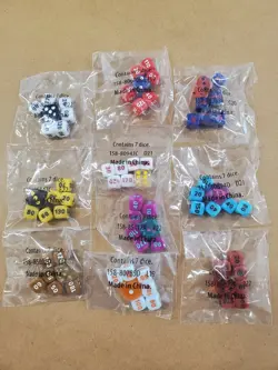 Pokemon Dice Sets - LOT OF 10 - Image 1